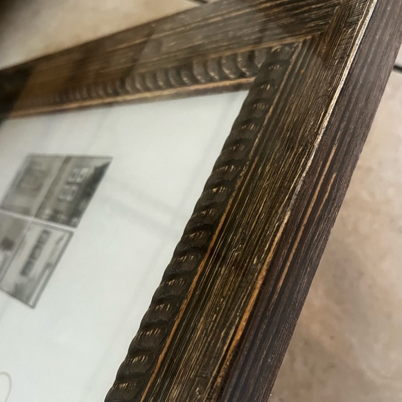 NWT Brown Textured Wood Picture Frame for 12" x 12" Photo or Artwork - Picture 5 of 7